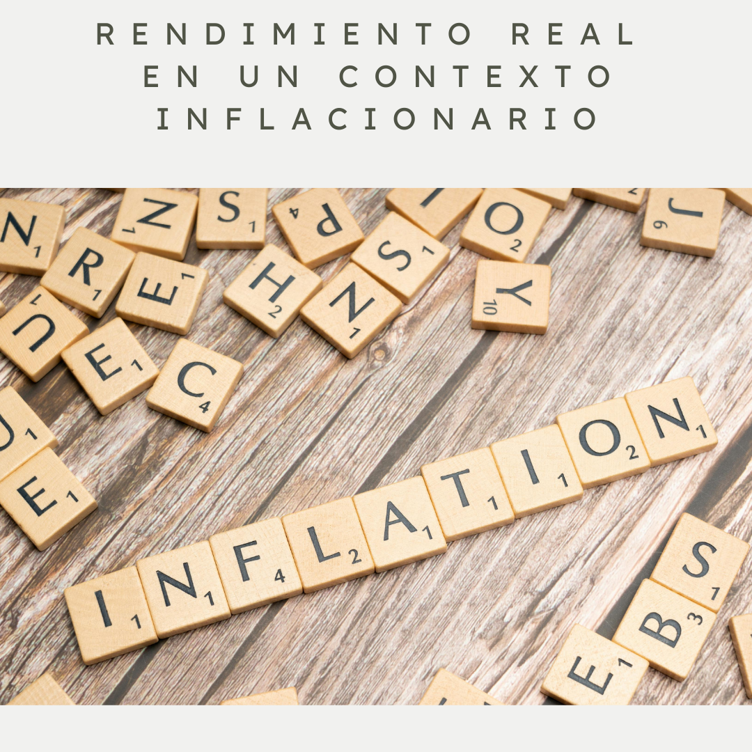 ¿Cómo calcular el rendimiento real de una operación financiera en un contexto inflacionario?